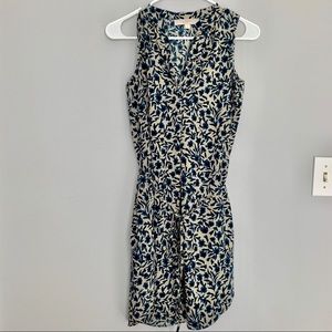 Loft Floral Printed Dress with belt